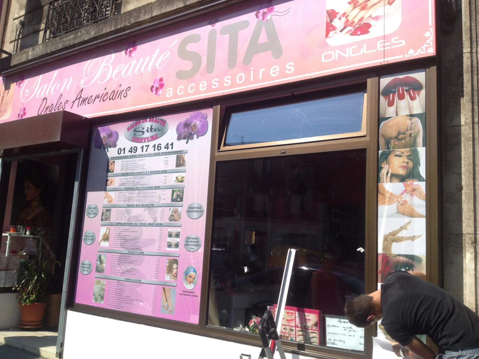 Sita beaute saint denis impression numerique by va enseignes